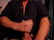 Hot Male Watching anal porn & jerking off 🍆 13/16