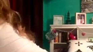 Dressed Sissy Slut Shakes Ass