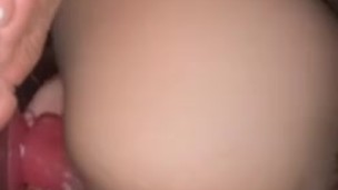 So horny and all I have is my dildo👅😫