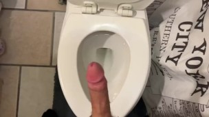 Quietly stroking until I cum, hoping I won’t get caught