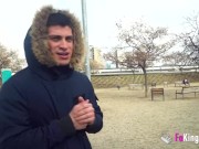 Horny redhead babe likes a good public shafting 1/16