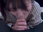 糸引くくらいたっぷりな精液を口いっぱい見せながらごっくんフェラで気持ちよくしちゃう♡　cum in mouth gokkun 15/16