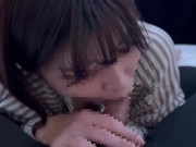 糸引くくらいたっぷりな精液を口いっぱい見せながらごっくんフェラで気持ちよくしちゃう♡　cum in mouth gokkun 5/16