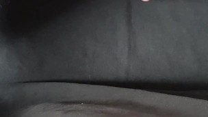 Uncut white dick guy jerks off and cums several shots