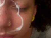 10 MINUTE FACIAL CUMPILATION FULL VIDEO ON ONKYFANS @FRECKLEMONADE 2/16