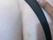 Pedindo tapa na bunda de quatro 3/16