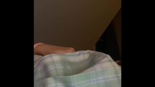 Wetting my pull up in a skirt