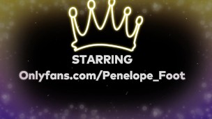 A great Solejob with cum on feet