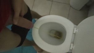 Twink piss after holding it all day