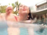 ANGELA WHITE - Watch Busty Babe Get Fucked Hard in the Pool 7/16