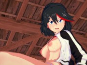 Ryuko Matoi - Footjob - 3D Ashikoki Hentai 16/16
