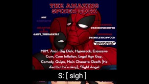 Deadpool gets fucked by Spiderman's gigantic cock