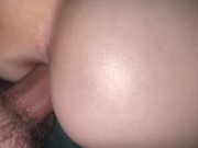 Трахнул в анал секретаршу с работы. Кончил в рот 12/16
