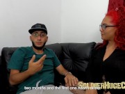 In a small but entertaining chat with the MILF Roxana Caputo, I end up penetrating her delicious ass