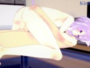 Nekomata Okayu and I have intense sex in the bedroom. - Hololive VTuber Hentai 15/16
