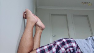 STEP GAY DAD - WRINKLED SOLES - WHAT'S GROOVY, OILY & SMELLS LIKE CHEESE? CUM FIND MY WRINKLED FEET