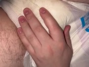 Prostate Massager inside my Nappy 10/16