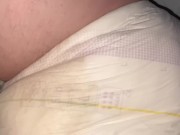 Prostate Massager inside my Nappy 14/16