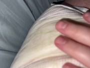 Prostate Massager inside my Nappy 6/16