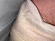 Prostate Massager inside my Nappy 8/16