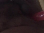 Fat pussy fucking her pink dildo 9/16