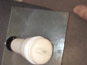 Hard cock gets drained after workout 6/16