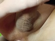 I fuck him hard with big strapon dildo till he cums 4/16