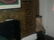 Euro Trash Babe loves getting pounded against the wall 16/16