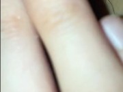 素人パンツが愛液でグチョグチョ♡布団の中で自撮りオナニー♡喘ぎ声がリアルすぎw【個人撮影】 16/16