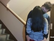 we fuck in the stairwell of a friend's building 1/16