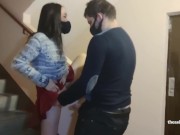 we fuck in the stairwell of a friend's building 7/16