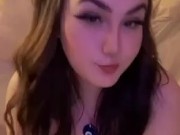 Busty babe plays with her tits 16/16