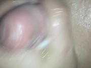 JACKING MY FRESHLY SHAVED LITTLE DICK I CUMMED TWICE 10/16