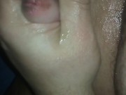 JACKING MY FRESHLY SHAVED LITTLE DICK I CUMMED TWICE 5/16