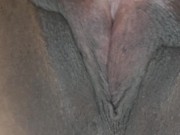 Playing with my meaty pussy!!