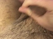 Masturbating my hard dick 3/16