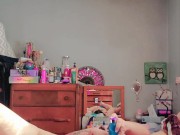 Playing like I'm giving a blowjob then I slide it up my pussy 11/16