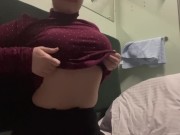 AMATEUR FINGERING ASSHOLE ON THE TRAIN 2/16