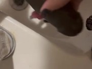 Washing my toys. Vibrators, dildos and butt plug, oh my! 11/16