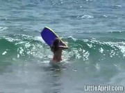 Masturbating bikini teen goes solo 2/16