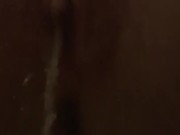 Girl with bush pees in toilet 13/16