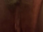 Girl with bush pees in toilet 15/16