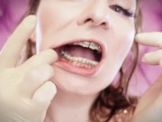 ASMR video: latex medical gloves SFW video with great sounding (Arya Grander) 9/16