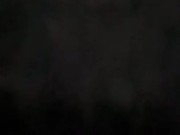 Crazy long walk in fishnets and nude onto a lit street 4/16