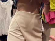 ITALIANO - FA LA PORCA NEI CAMERINI quando la porto a FARE SHOPPING al CENTRO COMMERCIALE di ROMA 8/16