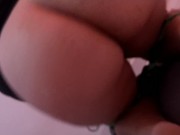 branquinha de biquini mostrando a buceta e o cuzinho 15/16