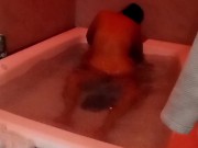 Me da la mejor cogida en el jacuzzi del motel final inesperado
