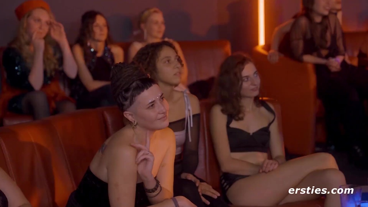 Ersties: Sexy Lesbians Strip for a Crowd of People - RedTube