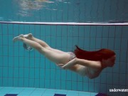 Hottest chick in open swimming pool completely naked 4/16