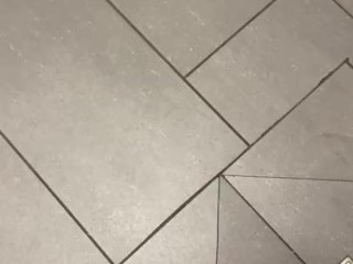 Public restroom rest stop crowded loud almost wet myself so full desperate relief so fucking good
